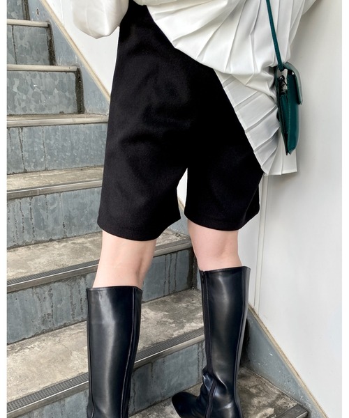 MLI'A（エムリア）の「フェイクウールショート／パンツ（その他パンツ・レディース・ブラック/グリーン/ライトベージュ・FREE）」の18枚目の写真