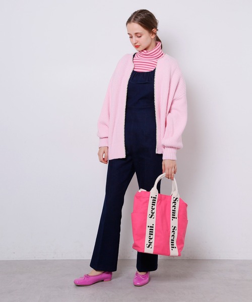 Seemi. byNICECLAUP( シーミーバイナイスクラップ)の「Seemi.ロゴトートバッグ(ショルダーバッグ・レディース・アイボリー/ピンク/ブラック/キナリ・FREE)」の15枚目の写真