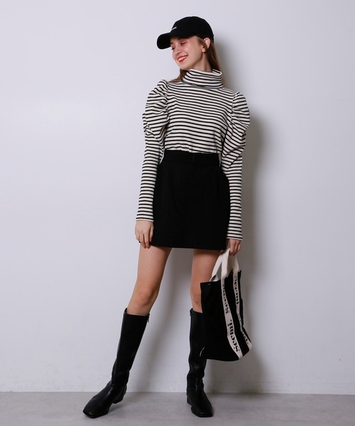 Seemi. byNICECLAUP( シーミーバイナイスクラップ)の「Seemi.ロゴトートバッグ(ショルダーバッグ・レディース・アイボリー/ピンク/ブラック/キナリ・FREE)」の12枚目の写真