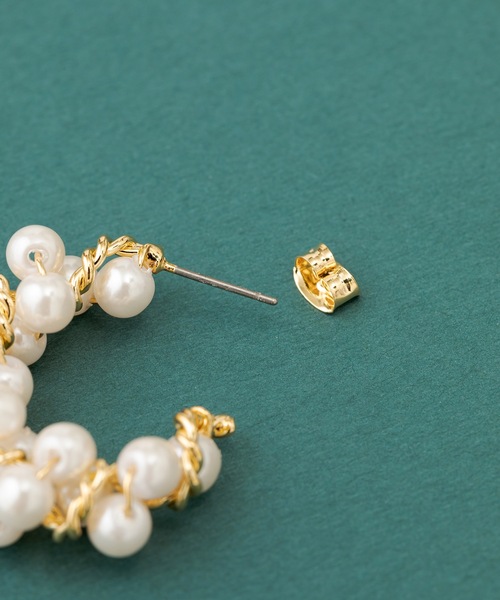 ANOH（アノー）の「パールツイストピアス（ピアス（両耳用）・レディース・シルバー/ゴールド・FREE）」の15枚目の写真