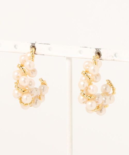 ANOH（アノー）の「パールツイストピアス（ピアス（両耳用）・レディース・シルバー/ゴールド・FREE）」の17枚目の写真