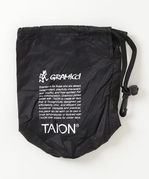 Gramicci(グラミチ)の「【GRAMICCI × TAION】INNER DOWN JACKET(ダウンジャケット/コート・メンズ・ブラック/ベージュ/オリーブ・X-LARGE/SMALL/LARGE/XX-LARGE/MEDIUM)」の7枚目の写真