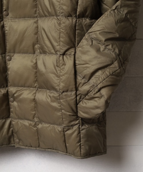 Gramicci(グラミチ)の「【GRAMICCI × TAION】INNER DOWN JACKET(ダウンジャケット/コート・メンズ・ブラック/ベージュ/オリーブ・X-LARGE/SMALL/LARGE/XX-LARGE/MEDIUM)」の12枚目の写真
