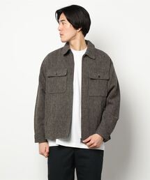 ADAM ET ROPE' | オーバーサイズ ウールシャツブルゾン(シャツ/ブラウス)