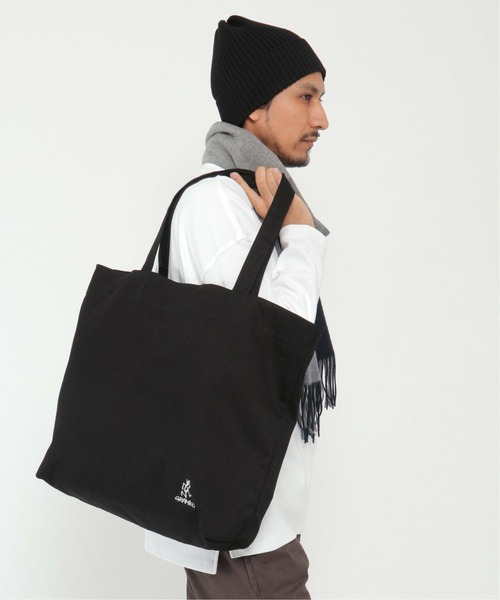 Gramicci（グラミチ）の「GRAMICCI グラミチ TWILL TOTE（トートバッグ・メンズ・ブラック/ベージュ/オリーブ・FREE）」の2枚目の写真