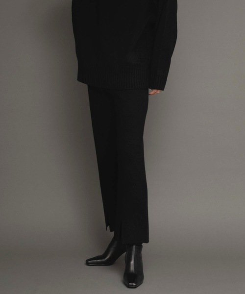 ANT（アント）の「スリットラインニットパンツ【ANT】（その他パンツ・レディース・ブラック/グリーン/ライトグリーン・FREE）」の8枚目の写真