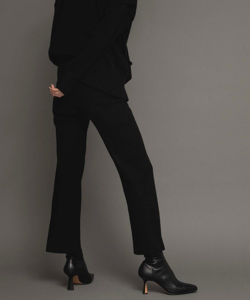 ANT（アント）の「スリットラインニットパンツ【ANT】（その他パンツ・レディース・ブラック/グリーン/ライトグリーン・FREE）」の10枚目の写真