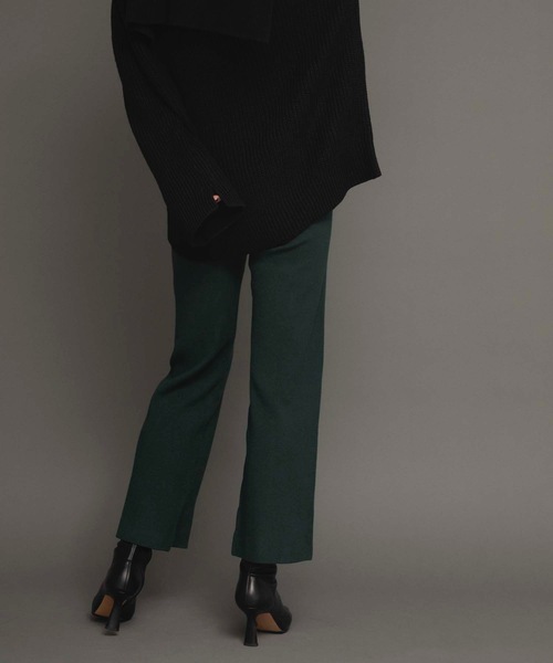 ANT（アント）の「スリットラインニットパンツ【ANT】（その他パンツ・レディース・ブラック/グリーン/ライトグリーン・FREE）」の15枚目の写真