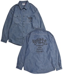 DOUBLE STEAL | Chambray Pocket Shirt 長袖シャツ(シャツ/ブラウス)