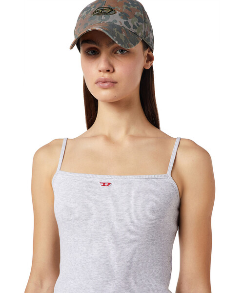 DIESEL（ディーゼル）の「レディース キャミソール トップス Dロゴ（キャミソール・レディース・ホワイト/ブラック/グレー・MEDIUM/SMALL/LARGE）」の10枚目の写真