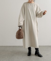 PUAL CE CIN | パウダー加工チュニック(ワンピース)