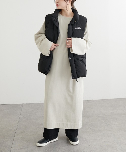 PUAL CE CIN（ピュアルセシン）の「パウダー加工チュニック（ワンピース・レディース・ブラック/グレー/ベージュ/ブルー・FREE）」の15枚目の写真