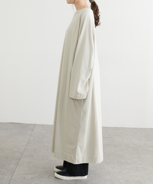 PUAL CE CIN（ピュアルセシン）の「パウダー加工チュニック（ワンピース・レディース・ブラック/グレー/ベージュ/ブルー・FREE）」の14枚目の写真