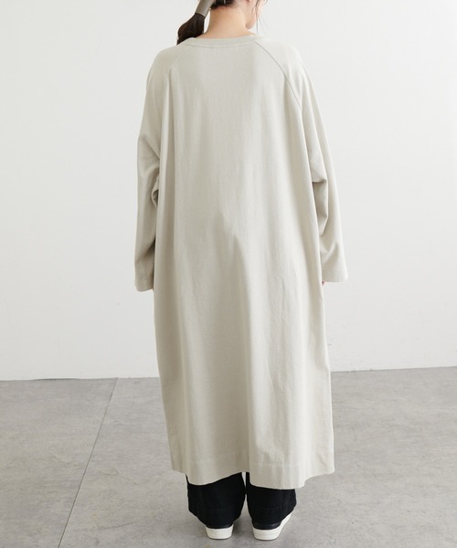 PUAL CE CIN（ピュアルセシン）の「パウダー加工チュニック（ワンピース・レディース・ブラック/グレー/ベージュ/ブルー・FREE）」の12枚目の写真