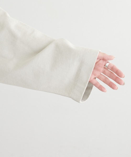 PUAL CE CIN（ピュアルセシン）の「パウダー加工チュニック（ワンピース・レディース・ブラック/グレー/ベージュ/ブルー・FREE）」の9枚目の写真