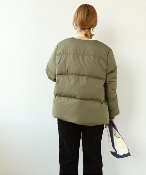 Simplicite(サンプリシテ)の「マフラーツキショートダウン(その他アウター・レディース・ホワイト/ブラック/カーキ・FREE)」の12枚目の写真