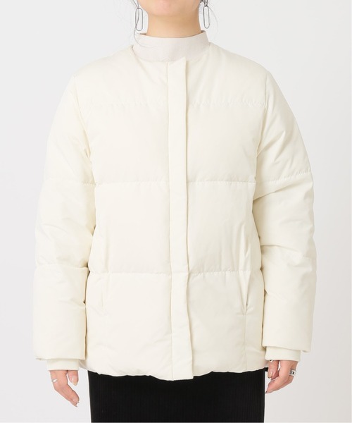 Simplicite(サンプリシテ)の「マフラーツキショートダウン(その他アウター・レディース・ホワイト/ブラック/カーキ・FREE)」の19枚目の写真