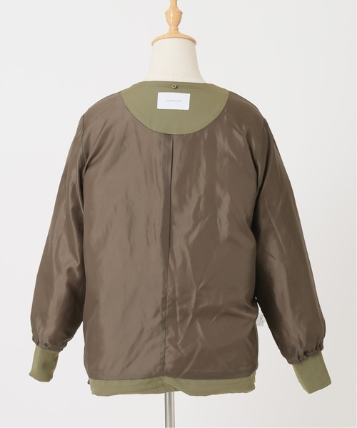 Simplicite(サンプリシテ)の「マフラーツキショートダウン(その他アウター・レディース・ホワイト/ブラック/カーキ・FREE)」の21枚目の写真