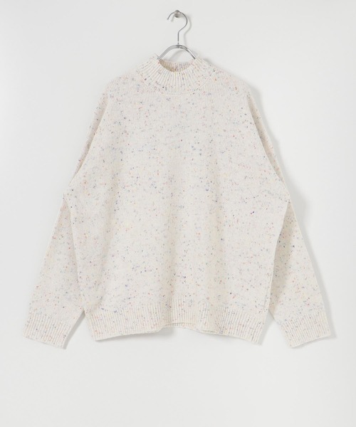 ITEMS URBANRESEARCH(アイテムズ アーバンリサーチ)の「ネップヤーン ハイネックニット(ニット/セーター・メンズ・オフホワイト/ブラック/レッド・MEDIUM/LARGE)」の22枚目の写真