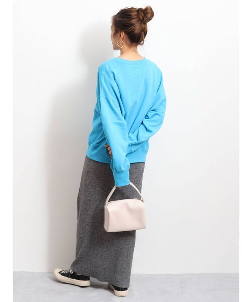 Ungrid（アングリッド）の「リブ編みマーメイドスカート（スカート・レディース・チャコールグレー/ブラウン・FREE）」の9枚目の写真