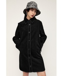SLY ブラック シャツワンピース 半袖 SLY | SKIPPER PUFF SH ワンピース (ワンピース(ミニ
