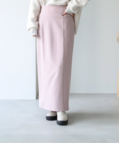 RAY CASSIN(レイカズン)の「S/M展開 パネルフィットカラースカート(スカート・レディース・ピンク/ライトカーキ/キャメル/ブラック・SMALL/MEDIUM)」の4枚目の写真