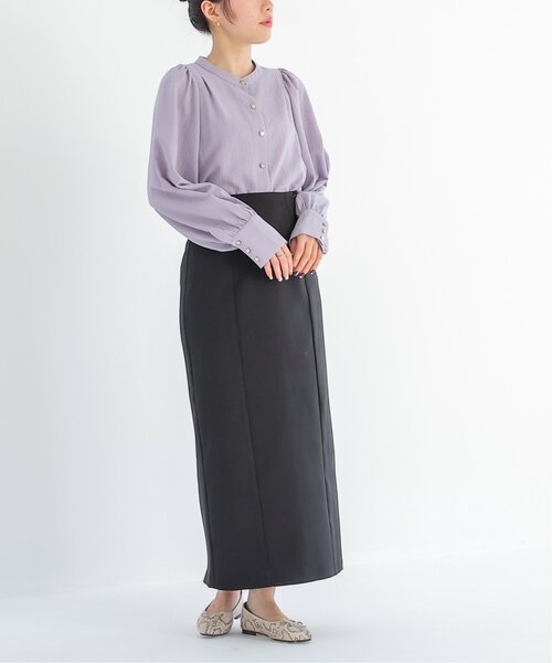 RAY CASSIN(レイカズン)の「S/M展開 パネルフィットカラースカート(スカート・レディース・ピンク/ライトカーキ/キャメル/ブラック・SMALL/MEDIUM)」の7枚目の写真