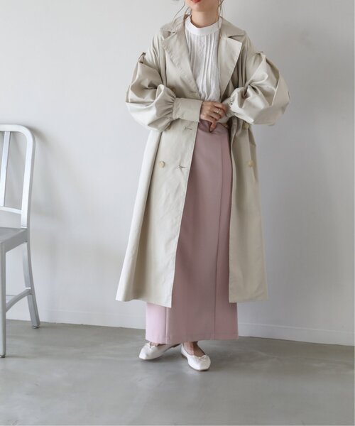 RAY CASSIN(レイカズン)の「S/M展開 パネルフィットカラースカート(スカート・レディース・ピンク/ライトカーキ/キャメル/ブラック・SMALL/MEDIUM)」の12枚目の写真