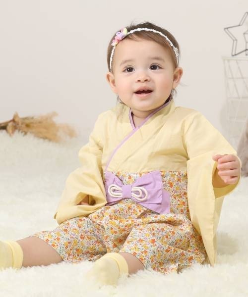 ベビードール  袴ロンパース BABYDOLL ベビードール 袴ロンパース グリーン 80cm 90cm｜Yahoo