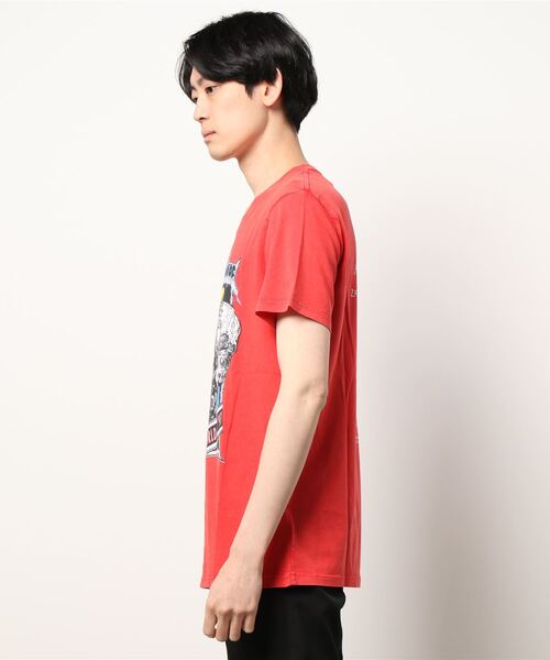 ZADIG&VOLTAIRE(ザディグ エ ヴォルテール)の「TED HC CONCERT DOUBLE SKULL HE(Tシャツ/カットソー・メンズ・レッド・S/M/L/XS)」の4枚目の写真