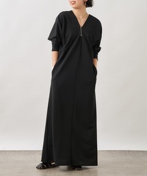 Omekashi | Onf(オンフ) カットジョーゼットVドレス(ワンピース)