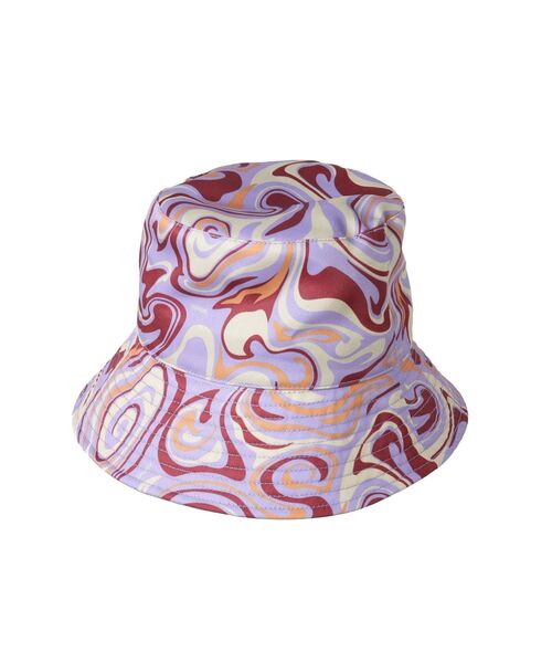 jouetie（ジュエティ）の「マーブルパターンバケットハット（ハット・レディース・パープル/ブラウン/アイボリー・FREE）」の8枚目の写真