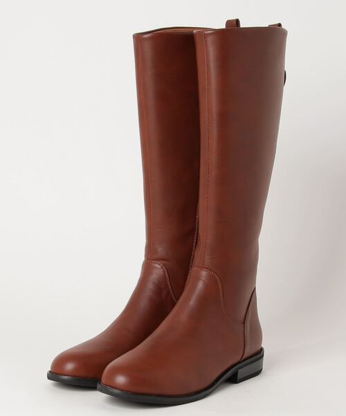 【セール】LibertyDoll バックリング付きオーセンティック美脚ロングブーツ（ブーツ）｜LibertyDoll（リバティードール）