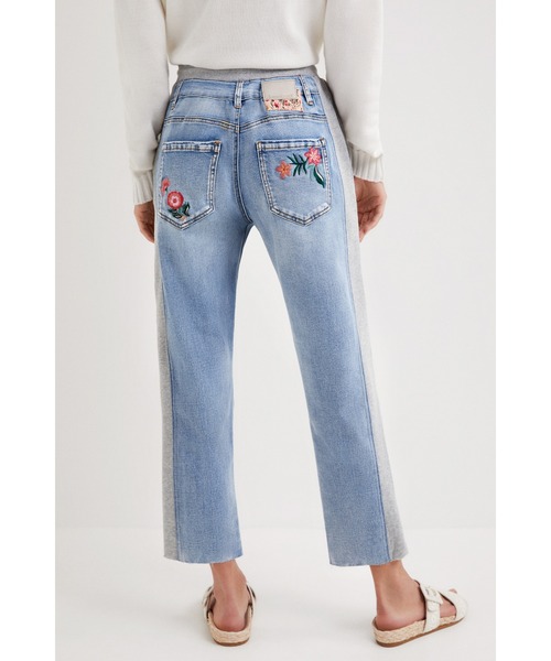 Desigual(デシグアル)の「花柄 デニムジョガーパンツ(その他パンツ・レディース・ブルー・S/L/M/XL/XS)」の6枚目の写真
