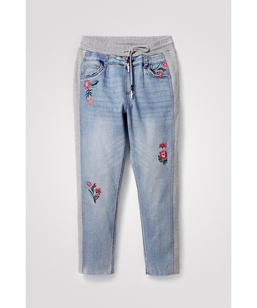 Desigual(デシグアル)の「花柄 デニムジョガーパンツ(その他パンツ・レディース・ブルー・S/L/M/XL/XS)」の5枚目の写真