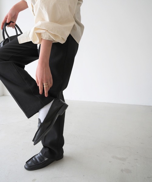 CANAL JEAN（キャナルジーン）の「El mar(エルマール) NEWウォームトラウザー（その他パンツ・レディース・ブラック/グレー/ブラウン・SMALL/MEDIUM）」の5枚目の写真