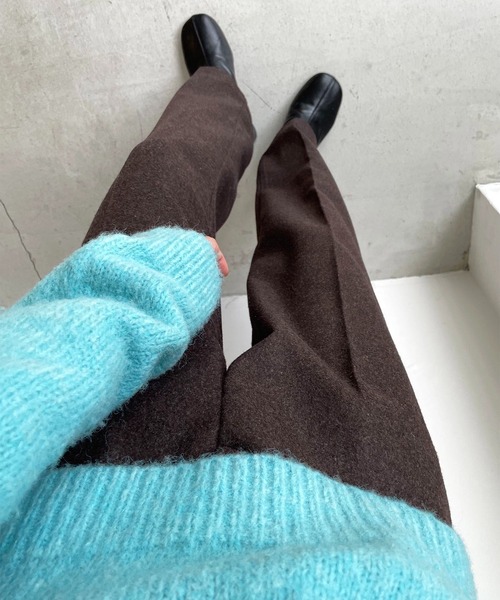 CANAL JEAN（キャナルジーン）の「El mar(エルマール) NEWウォームトラウザー（その他パンツ・レディース・ブラック/グレー/ブラウン・SMALL/MEDIUM）」の12枚目の写真