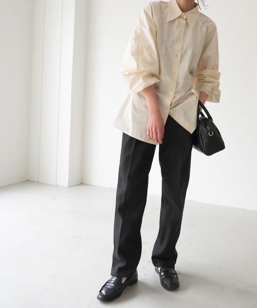 CANAL JEAN（キャナルジーン）の「El mar(エルマール) NEWウォームトラウザー（その他パンツ・レディース・ブラック/グレー/ブラウン・SMALL/MEDIUM）」の4枚目の写真