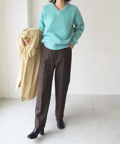 CANAL JEAN（キャナルジーン）の「El mar(エルマール) NEWウォームトラウザー（その他パンツ・レディース・ブラック/グレー/ブラウン・SMALL/MEDIUM）」の10枚目の写真