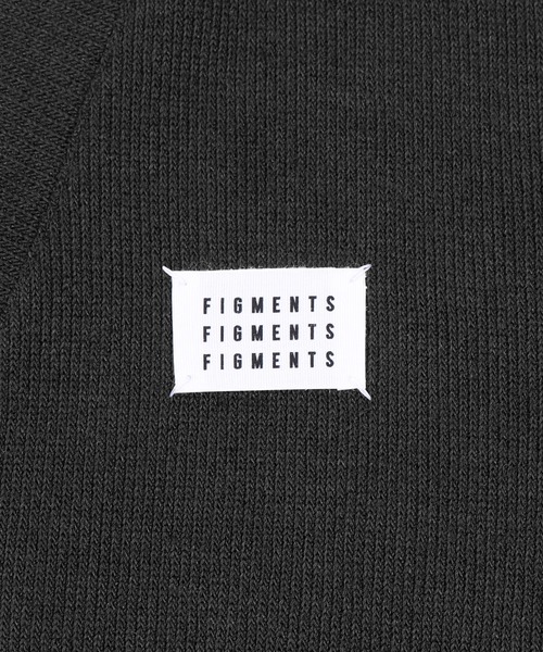 Figments（フィグメンツ）の「ドロップショルダーVネックセーター（ニット/セーター・レディース・ブラック/グレー・FREE）」の8枚目の写真