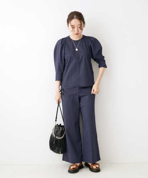 IENA(イエナ)の「&NAVY パジャマパンツ◆(その他パンツ・レディース・ネイビー・40/38/36/34)」の17枚目の写真