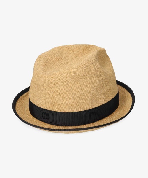 OVERRIDE(オーバーライド)の「OVERRIDE PAPER FEDORA STANDARD(ハット・メンズ・ベージュ/グレー・61cm/59cm)」の11枚目の写真