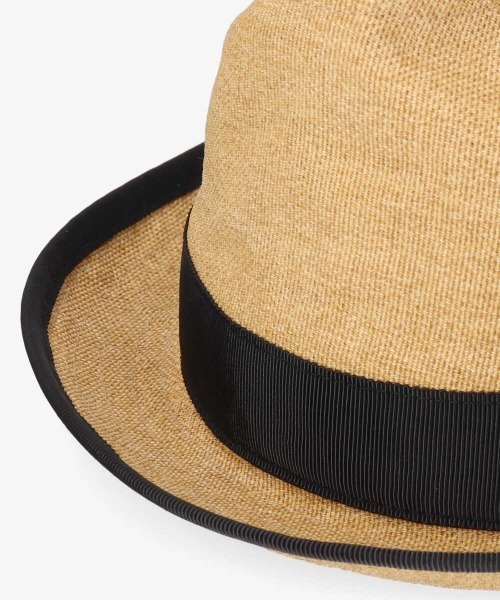 OVERRIDE(オーバーライド)の「OVERRIDE PAPER FEDORA STANDARD(ハット・メンズ・ベージュ/グレー・61cm/59cm)」の13枚目の写真