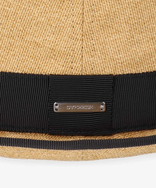 OVERRIDE(オーバーライド)の「OVERRIDE PAPER FEDORA STANDARD(ハット・メンズ・ベージュ/グレー・61cm/59cm)」の14枚目の写真