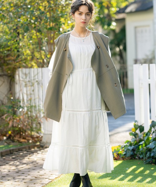 ハシゴレースティアードワンピース ワンピース Cheek チーク のファッション通販 Zozotown