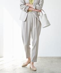 green label relaxing | リネンライク テーパード パンツ -ウォッシャブル・ストレッチ・防シワ- ◇No09◇(その他パンツ)