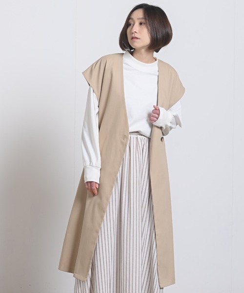 セール コットンツイルロングベスト ベスト Rps アールピーエス のファッション通販 Zozotown