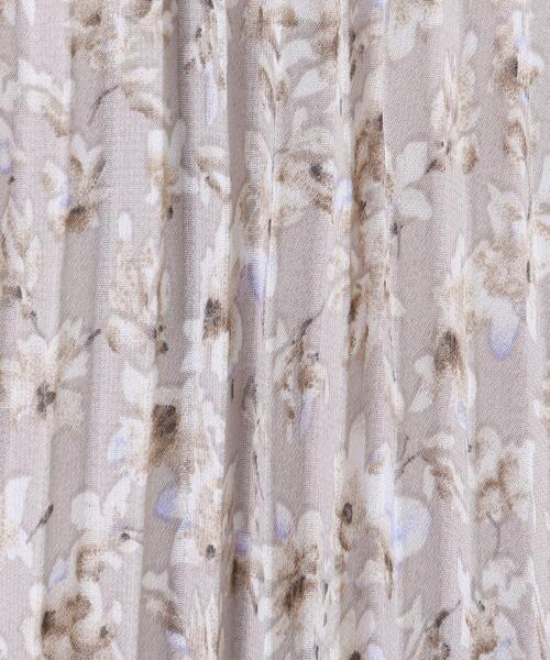 INGNI(イング)の「花柄長袖パワショルプリーツワンピース(ワンピース・レディース・イエロー/グレー系その他/ピンク・M)」の12枚目の写真