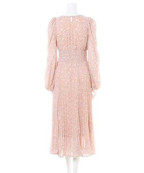 INGNI(イング)の「花柄長袖パワショルプリーツワンピース(ワンピース・レディース・イエロー/グレー系その他/ピンク・M)」の22枚目の写真