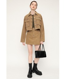 SLY（スライ）の「BLEACH CORDUROY S/SK ブリーチ コーデュロイ ミニスカート（スカート）」